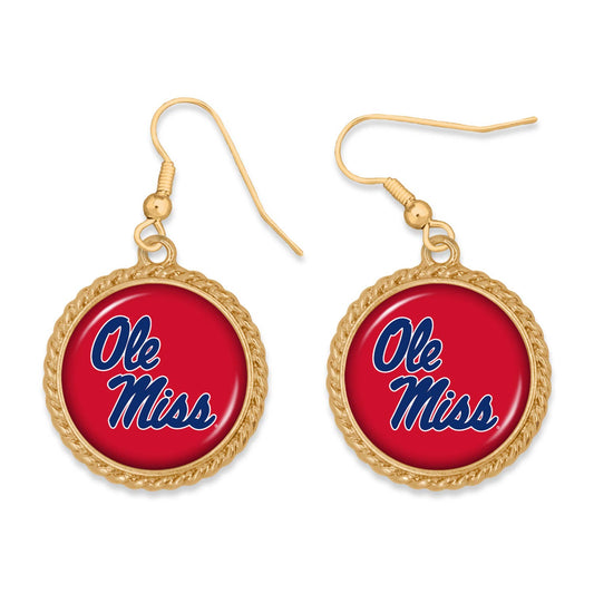Ole Miss Rebels NCAA Sydney Earrings