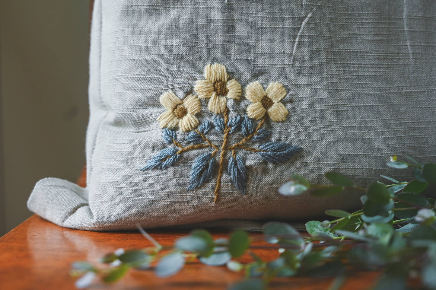 Florence Pillow (Natural): Pillow cover only