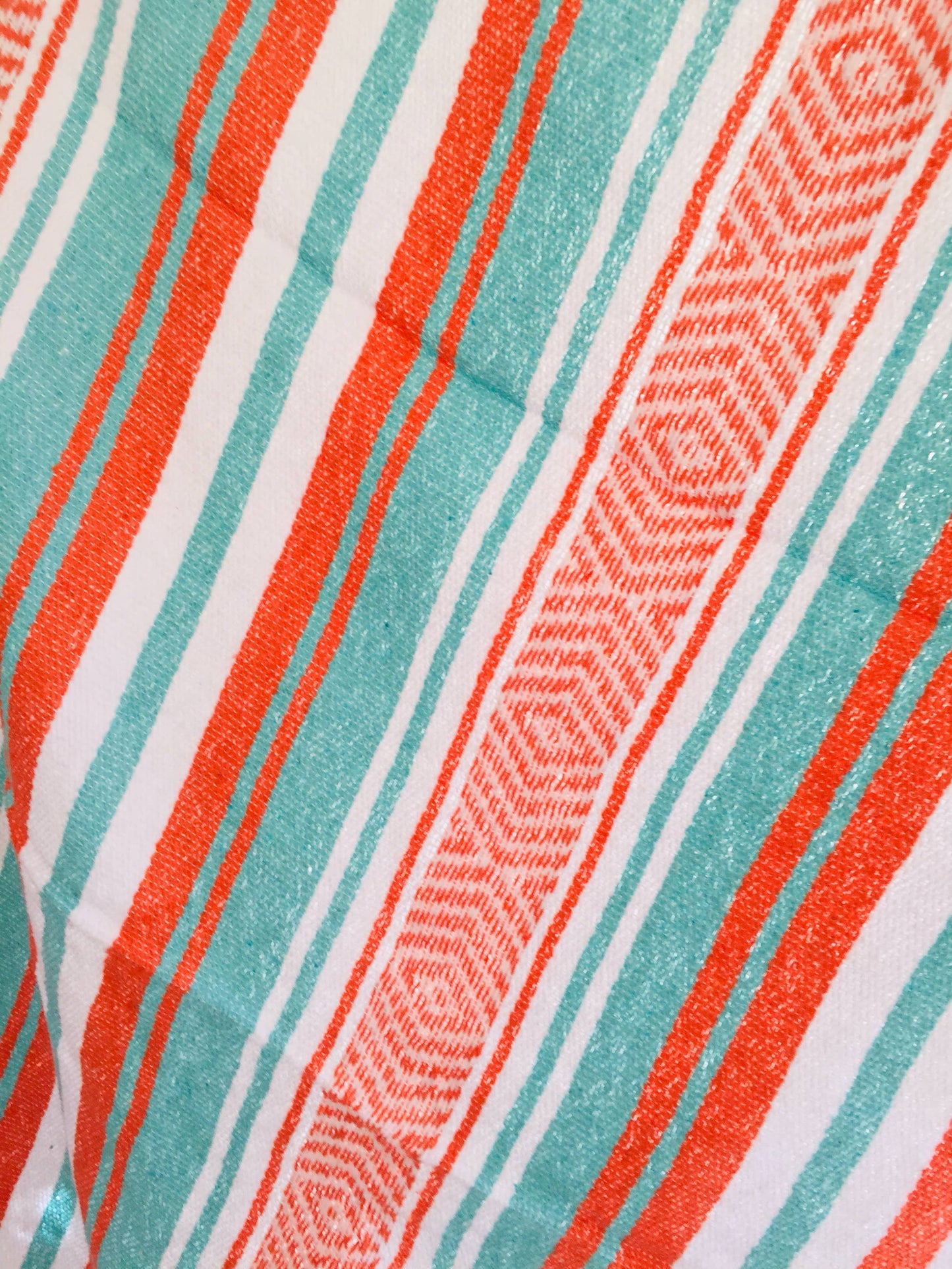 Creamsicle Throw Blanket - Mexican Blanket - Beach Towel