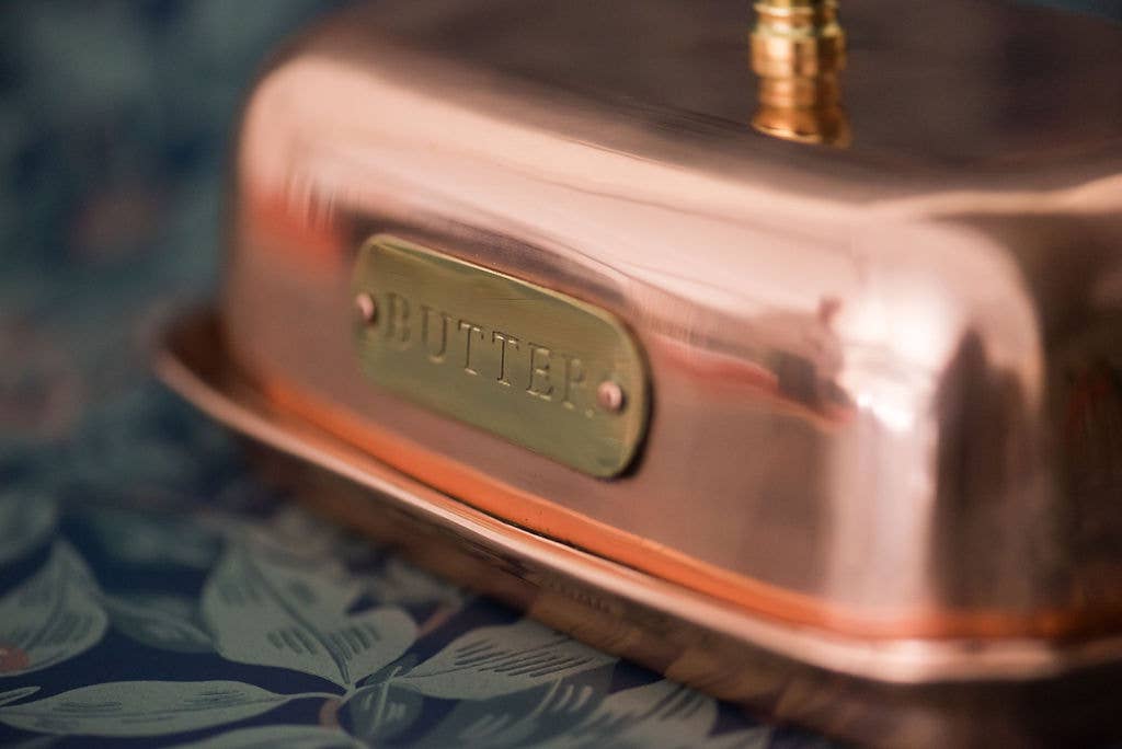 Copper Butter Dish