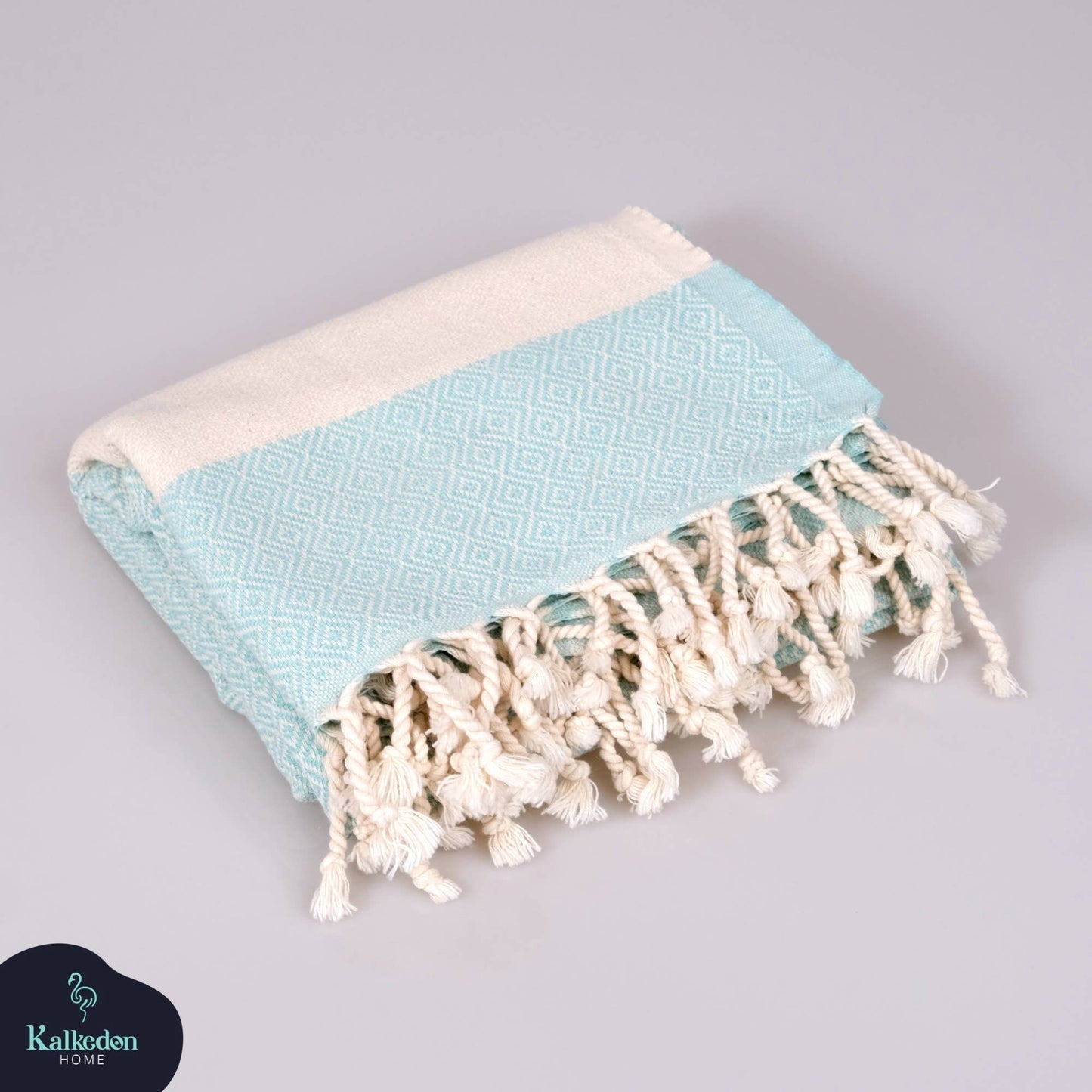 Turkish Towel | Peshtemal | Sand Resistant Beach Towel: Lime Green