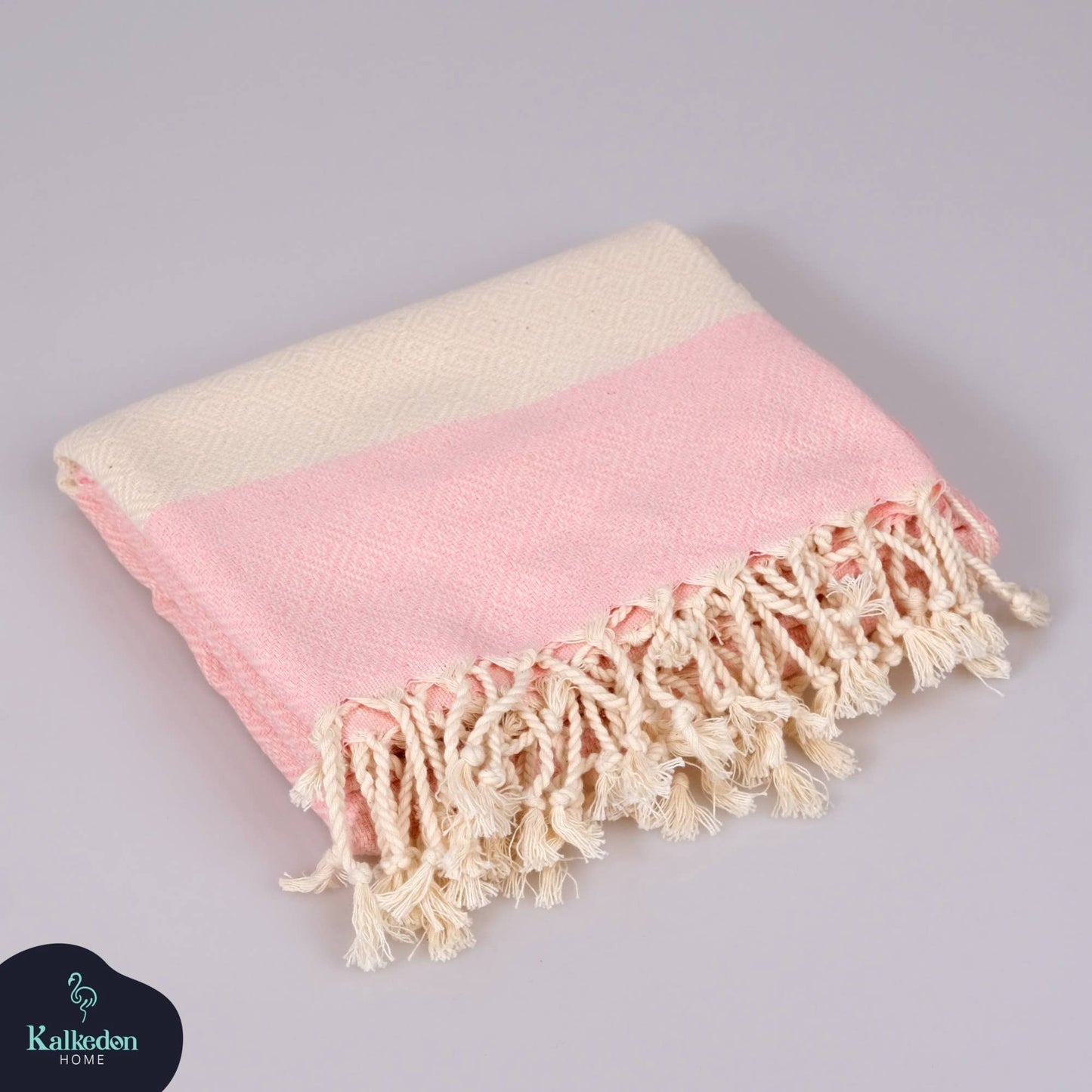 Turkish Towel | Peshtemal | Sand Resistant Beach Towel: Flamingo