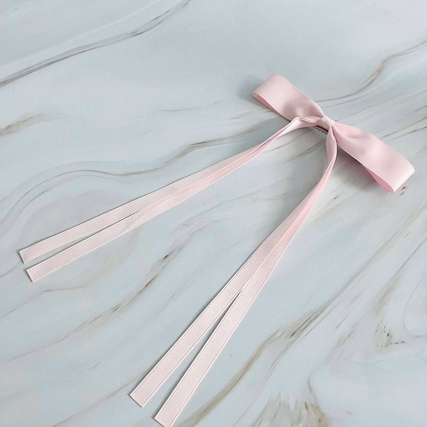 Ballerina Slim Bow Hair Clip Set Of 4