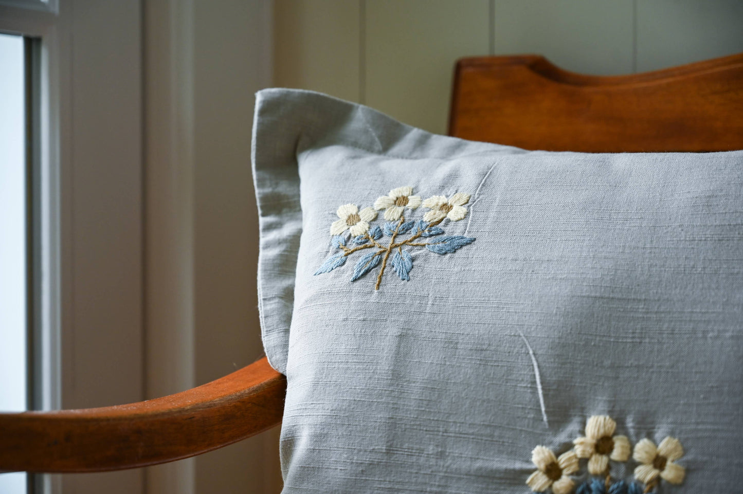 Florence Pillow (Natural): Pillow cover only