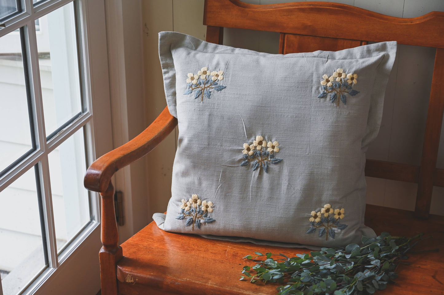 Florence Pillow (Natural): Pillow cover only