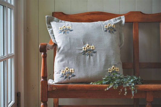 Florence Pillow (Natural): Pillow cover only