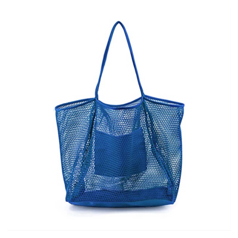 Mesh Beach sandproof bag Swimming Waterproof Tote handbag: One size / 1