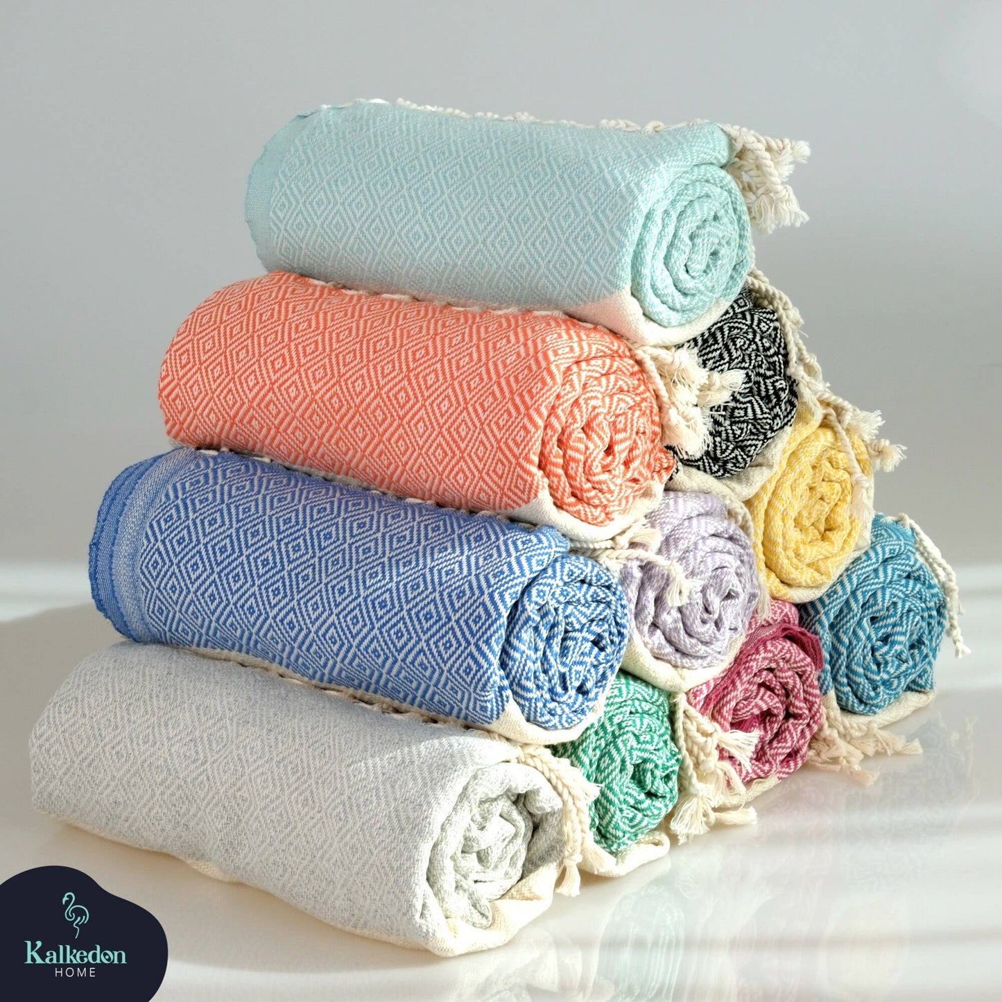 Turkish Towel | Peshtemal | Sand Resistant Beach Towel: Pink