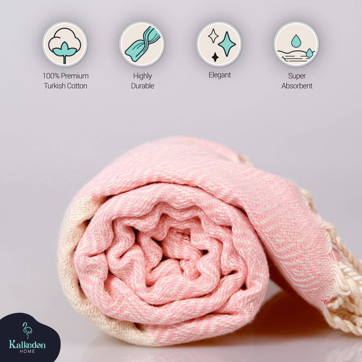 Turkish Towel | Peshtemal | Sand Resistant Beach Towel: Lime Green