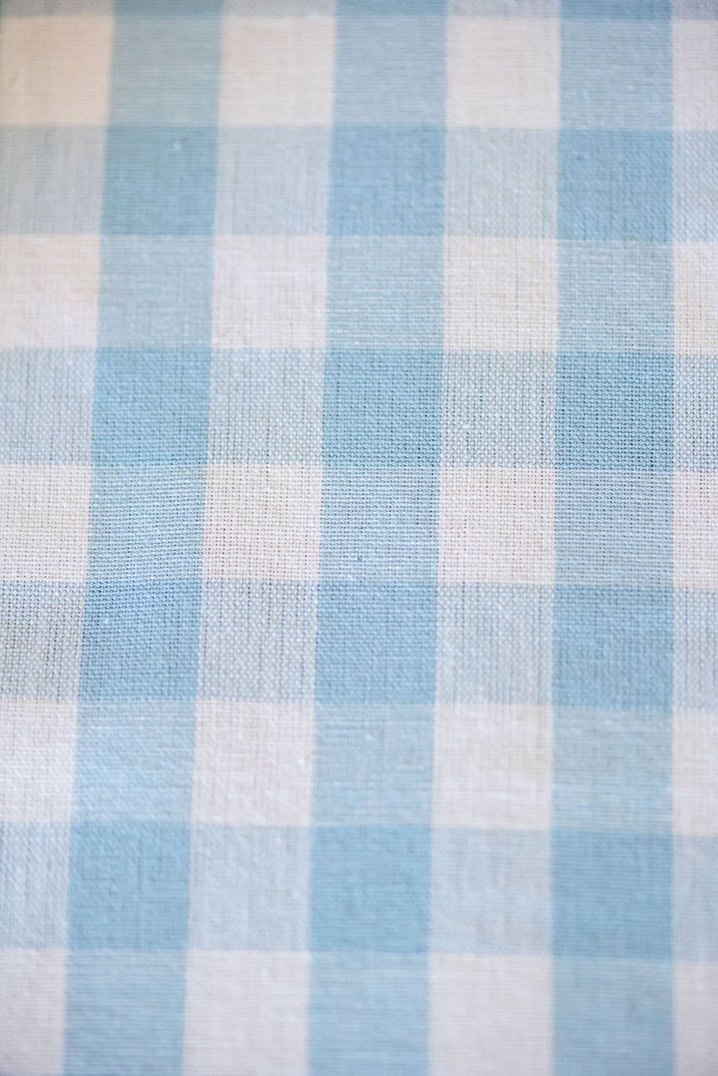 Blue Gingham Table Runner: Blue