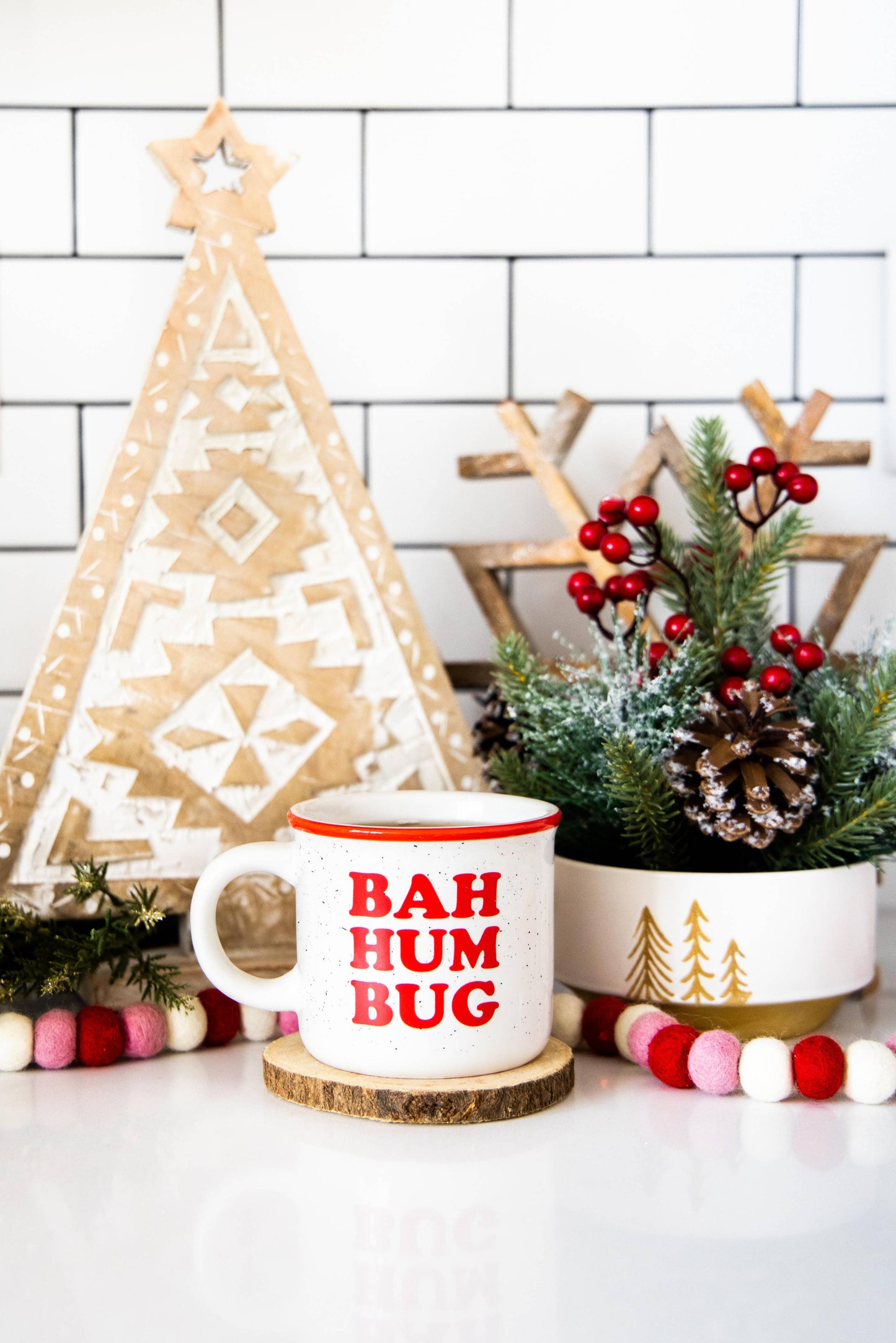 Bah Hum Bug Holiday Ceramic Mug