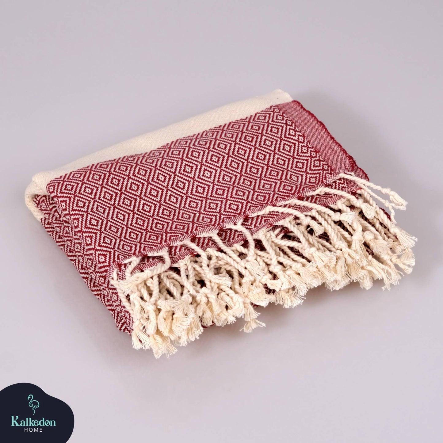 Turkish Towel | Peshtemal | Sand Resistant Beach Towel: Flamingo