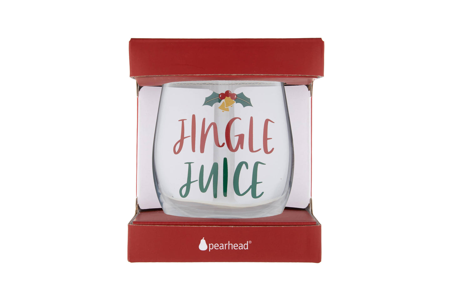 Jingle Juice Holiday Christmas Wine Glass