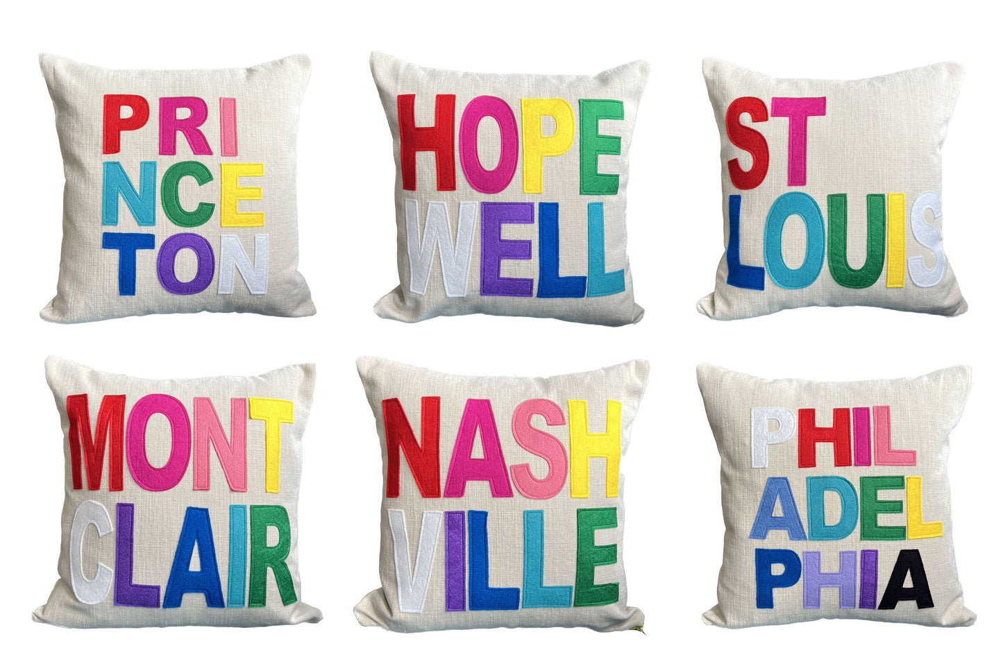 Place Pillow Cover - Customized Place Name