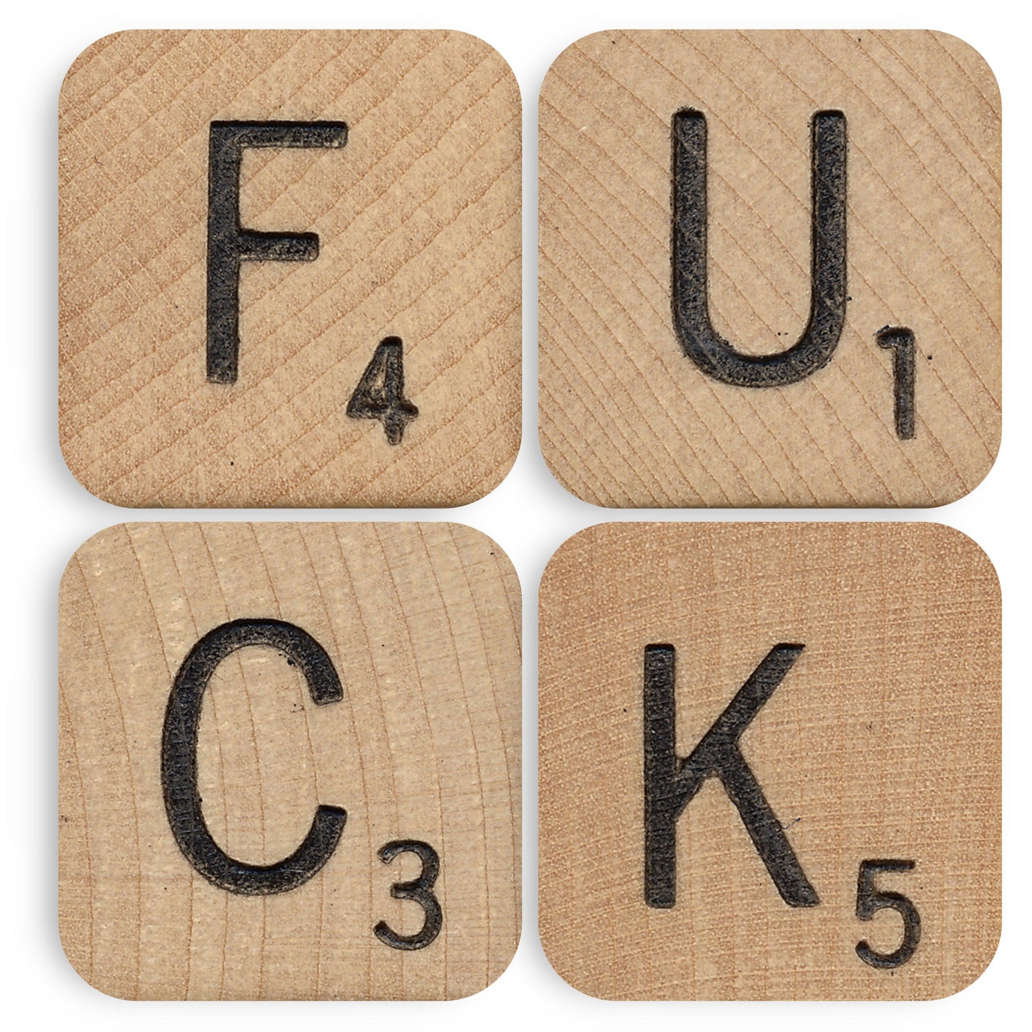 Scrabble Tiles | Set of 4 Coasters