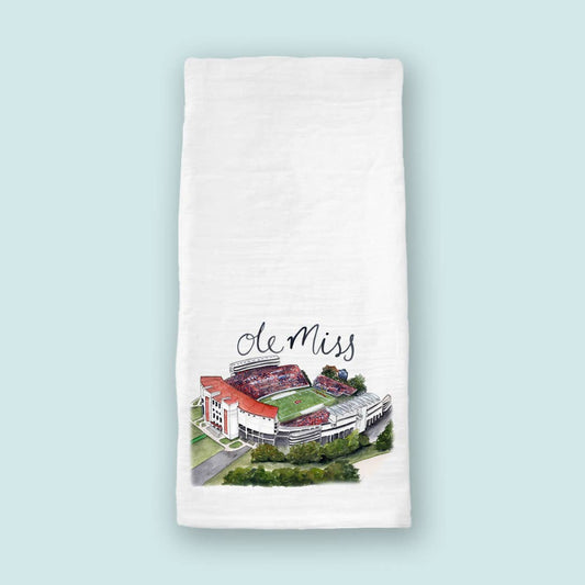 Ole Miss Tea Towel