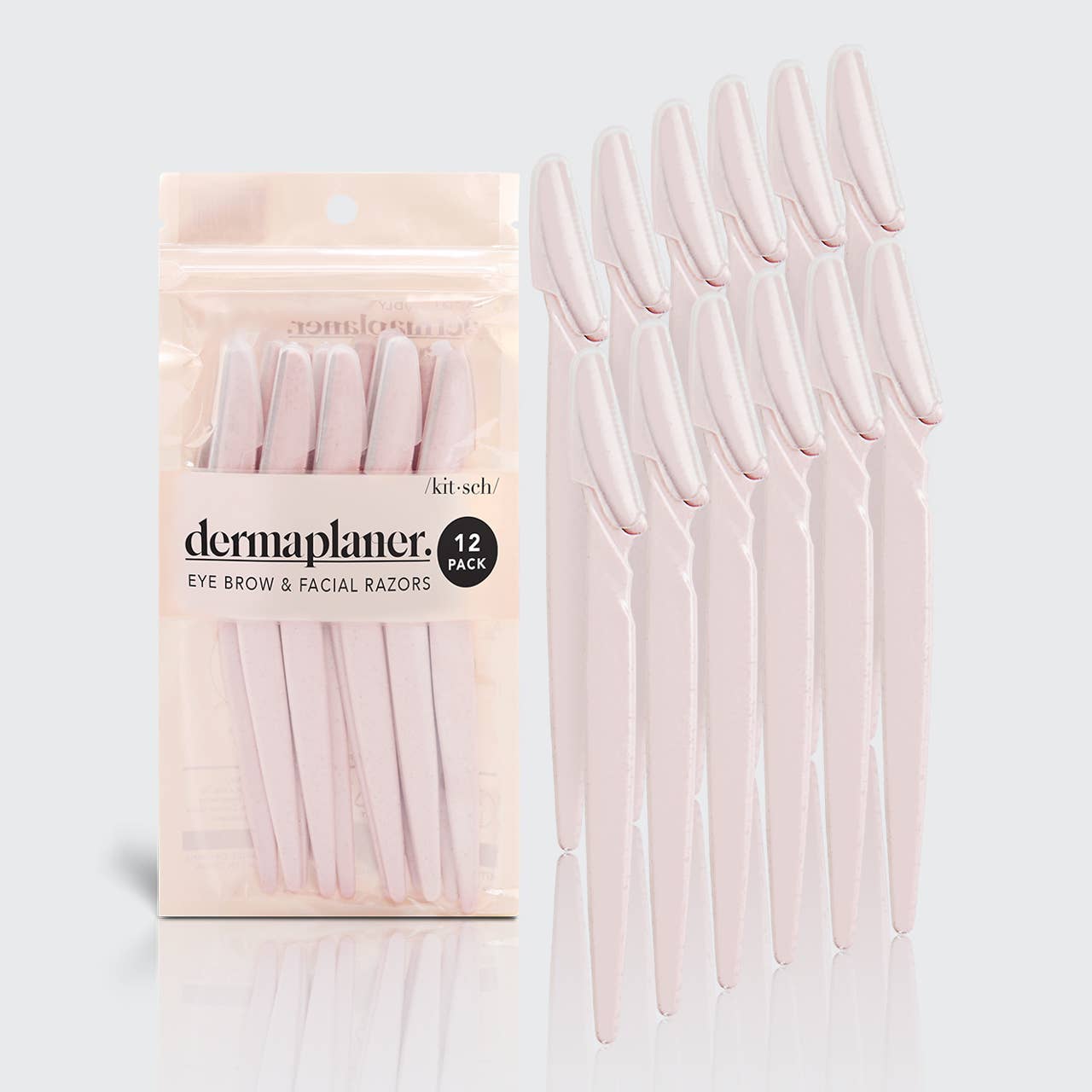 Eco-Friendly Dermaplaner 12 pack- Blush