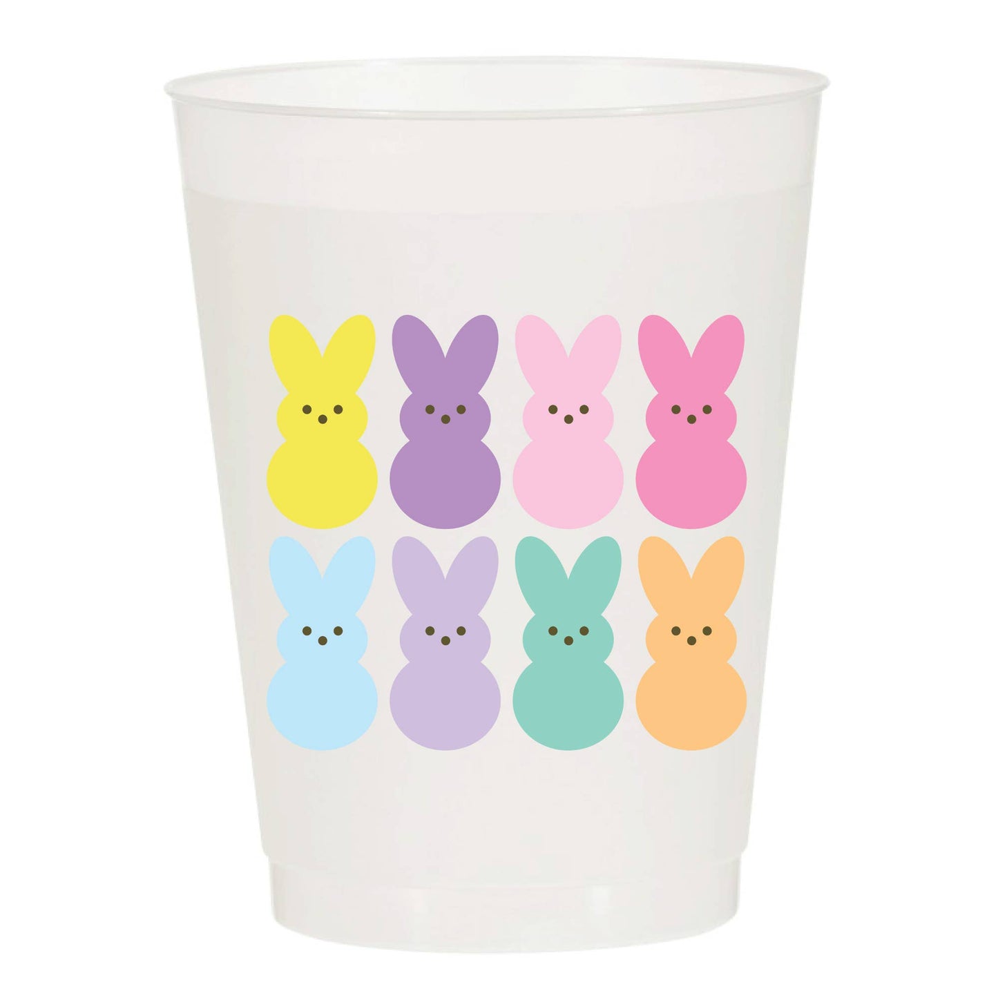 Peeps Easter Bunny Frosted Cups- Easter: Pack of 6