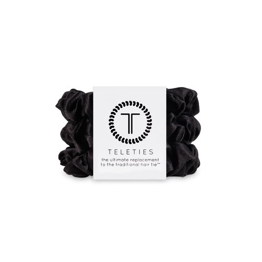 Jet Black Small Scrunchie