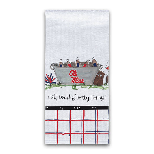 OLE MISS Eat Drink Handtowel