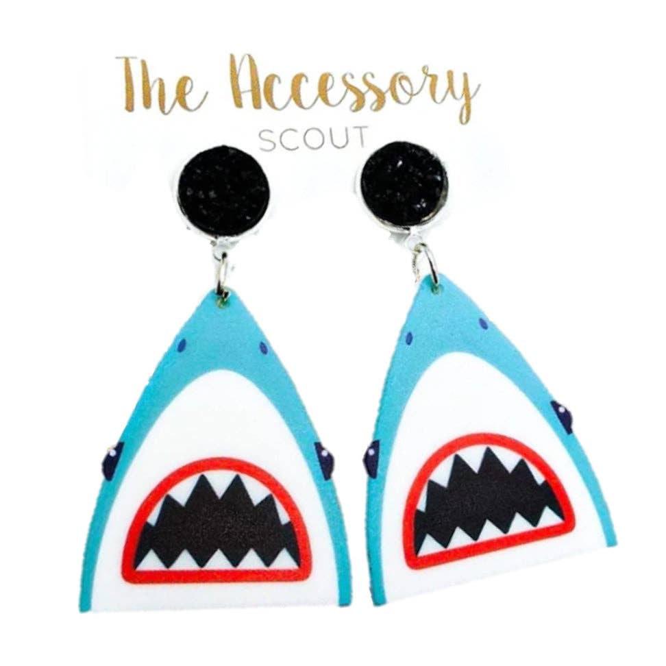 Scout Celebration Shark Earrings