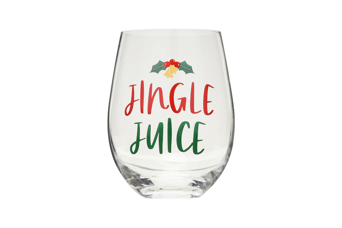 Jingle Juice Holiday Christmas Wine Glass